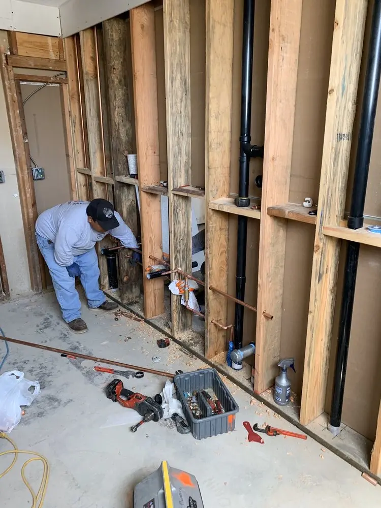 Commercial rough-in plumbing for Gas Line Repair in Northwest Duxbury